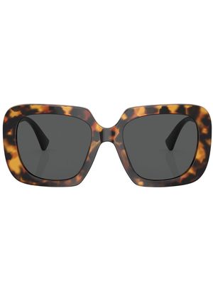 Versace Eyewear Medusa Head square-frame sunglasses - Brown