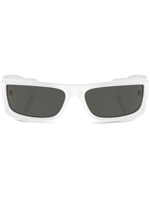 Versace Eyewear Medusa-motif square-frame sunglasses - White