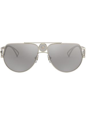 Versace Eyewear Medusa pilot-frame sunglasses - Grey