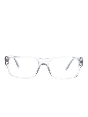 Versace Eyewear Medusa-plaque square-frame glasses - Neutrals