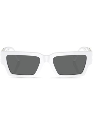 Versace Eyewear Medusa rectangle-frame sunglasses - White