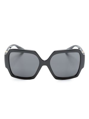 Versace Eyewear Medusa Runaway oversize-frame sunglasses - Black