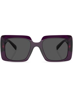 Versace Eyewear Medusa Stud square-frame sunglasses - Purple