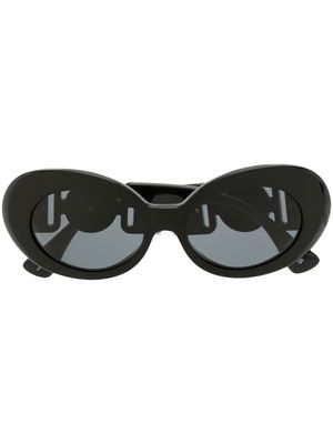 Versace Eyewear oval-frame sunglasses - Black