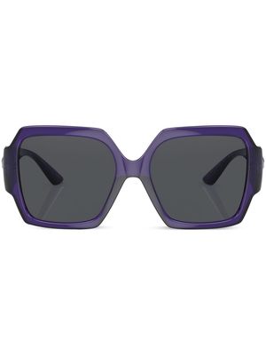 Versace Eyewear oversized square-frame sunglasses - Purple