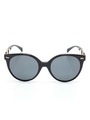 Versace Eyewear round-frame tinted sunglasses - Black