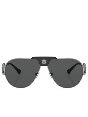 Versace Eyewear Special Project aviator-frame sunglasses - Silver