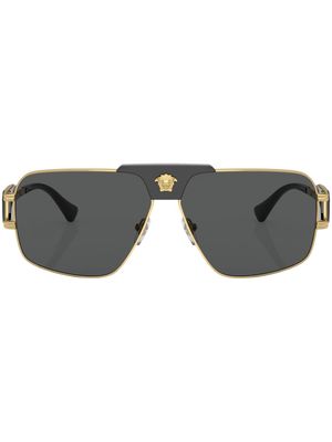 Versace Eyewear Special Project square-frame sunglasses - Gold