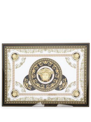 Versace graphic-print table cloth - White