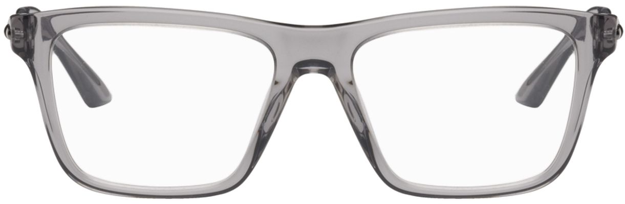 Versace Gray Square Glasses
