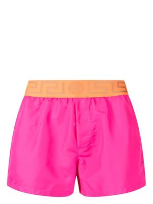 Versace Greca Border swim shorts - Pink