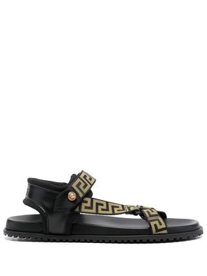 Versace Greca-detail sandals - Black