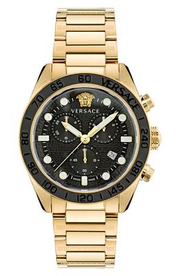 Versace Greca Dome Chronograph Bracelet Watch