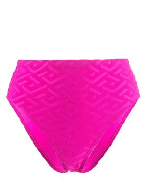 Versace Greca high-waisted bikini bottoms - Pink