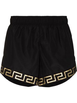 Versace Greca logo-print shorts - Black