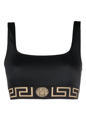 Versace Greca-motif bikini top - 1B000 BLACK