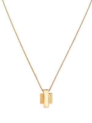 Versace Greca pendant chain necklace - Gold