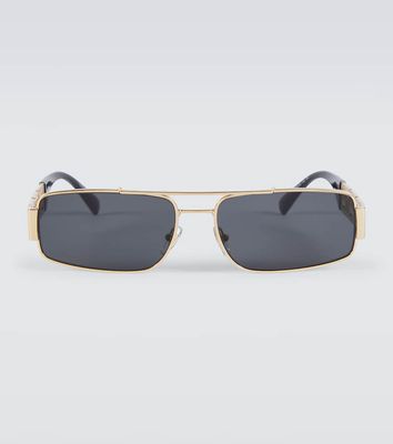 Versace Greca rectangular sunglasses