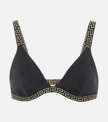 Versace Greek Key bikini top