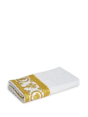 Versace I Love Baroque bath sheet - White