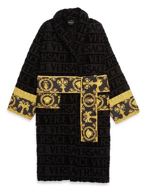 Versace I Love Baroque bathrobe - Black
