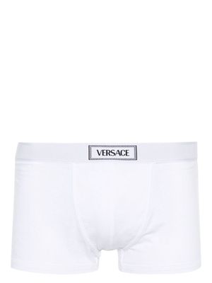 Versace jacquard-logo boxers - White