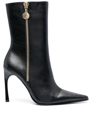 Versace Jeans Couture 100mm pointed-toe boots - Black