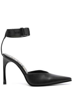 Versace Jeans Couture 110mm ankle-strap pumps - Black