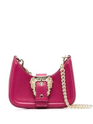Versace Jeans Couture Barocco buckle crossbody bag - Pink