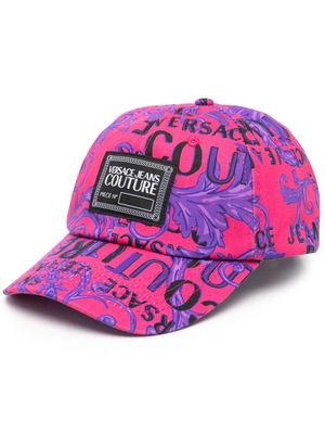 Versace Jeans Couture Barocco-print cap - Pink
