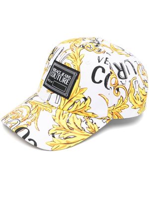 Versace Jeans Couture Barocco-print cap - White