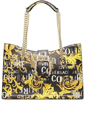 Versace Jeans Couture Barocco-print tote bag - Black