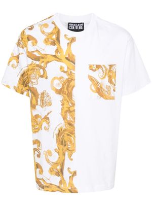 Versace Jeans Couture Baroccoflage-print cotton T-shirt - White