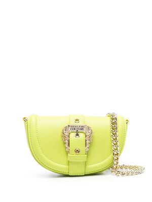Versace Jeans Couture baroque buckle-detail shoulder bag - Green
