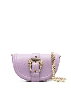 Versace Jeans Couture baroque buckle-detail shoulder bag - Purple