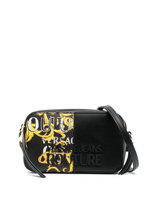 Versace Jeans Couture baroque-pattern print crossbody bag - Black