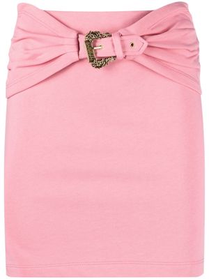 Versace Jeans Couture belted mini skirt - Pink