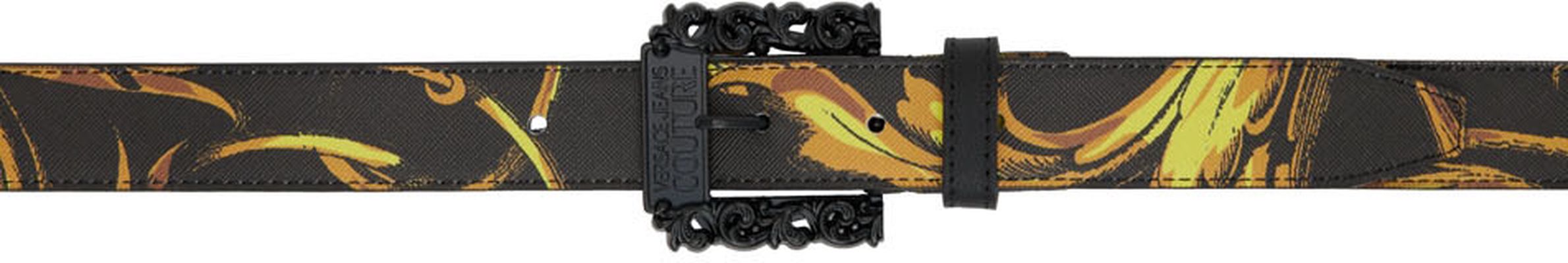 Versace Jeans Couture Black & Gold Couture1 Belt