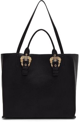 Versace Jeans Couture Black Buckle Tote Bag