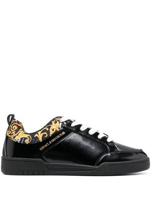 Versace Jeans Couture Brooklyn leather sneakers - Black