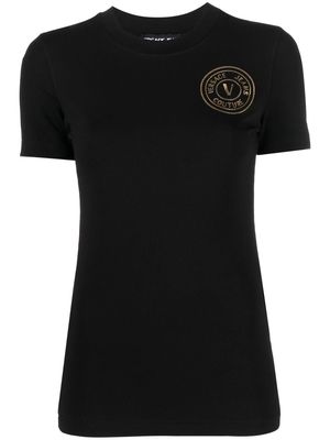 Versace Jeans Couture chest logo-print T-shirt - Black