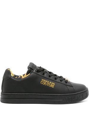 Versace Jeans Couture Court 88 leather sneakers - Black