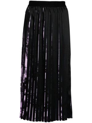 Versace Jeans Couture Couture pleated midi skirt - Black