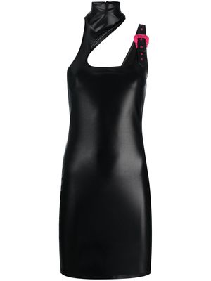 Versace Jeans Couture cut-out high-neck dress - Black