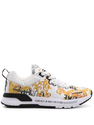 Versace Jeans Couture Dynamic Barocco-print sneakers - White