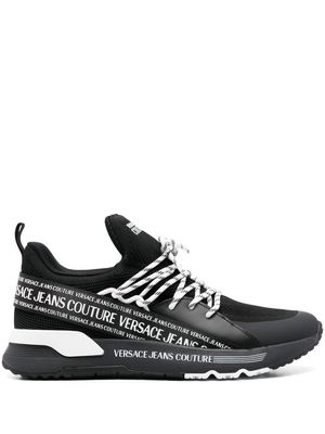 Versace Jeans Couture Dynamic logo-print sneakers - Black