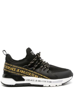 Versace Jeans Couture Dynamic logo-strap sneakers - Black