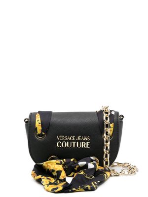 Versace Jeans Couture embellished faux-leather mini bag - Black