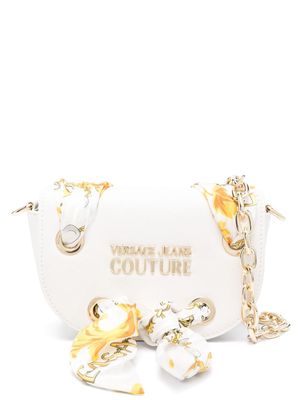 Versace Jeans Couture embellished faux-leather mini bag - White