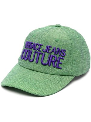 Versace Jeans Couture embroidered-logo baseball cap - Green